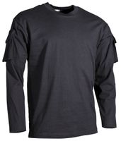 Koszulka US  mit Ärmeltaschen czarna długi rękaw