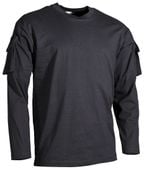 Koszulka US  mit Ärmeltaschen czarna długi rękaw