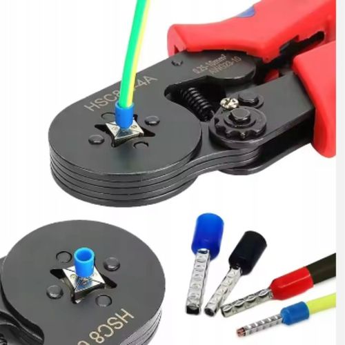 ZACISKARKA DO TULEJEK SZCZYPCE DO ZACISKANIA KOŃCÓWEK PRZEWODÓW PRASKA na Arena.pl