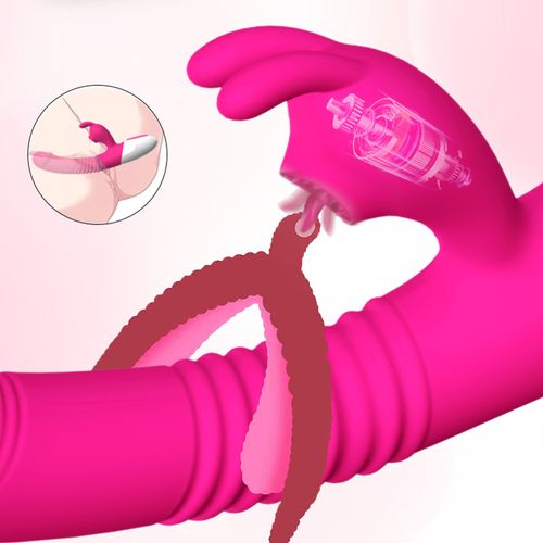 wibrator  silicone vibrator usb 7 powerful licking and thrusting modes na Arena.pl