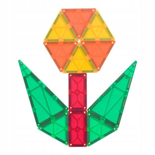 PLAYMAGS KLOCKI MAGNETYCZNE KONSTRUKCYJNE 3D EDUKACYJNE DLA DZIECI 32 EL na Arena.pl