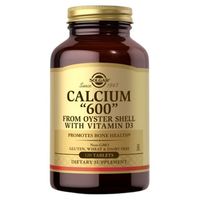 SOLGAR Calcium „600” from Oyster Shell with Vitamin D3  (120 tabl.)
