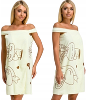 RĘCZNIK DO SAUNY SPA PAREO KĄPIELOWY DAMSKI NA BASEN PLAŻE TUNIKA 78x135 CM