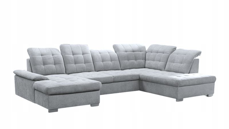 Nowoczesny komfortowy Narożnik PAULINE z Pojemnikiem na Pościel lewy zdjęcie 1