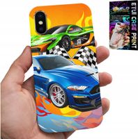 ETUI DO IPHONE XS MAX - DLA DZIECI, SAMOCHODY WYŚCIGOWE WYŚCIGI