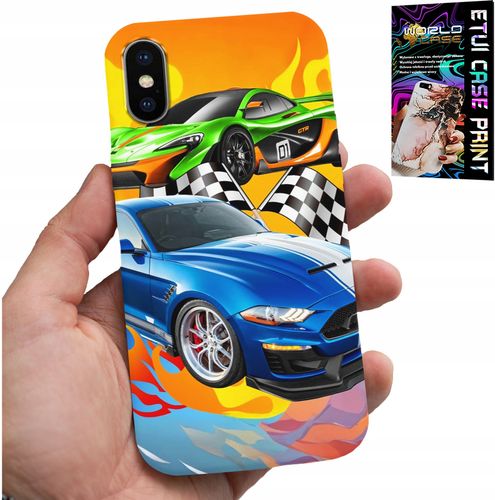ETUI DO IPHONE XS MAX - DLA DZIECI, SAMOCHODY WYŚCIGOWE WYŚCIGI na Arena.pl