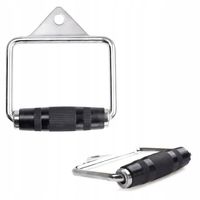 POJEDYŃCZY UCHWYT CHROMOWANA STAL GUMOWY UCHWYT SOLIDNY WYTRZYMAŁY HMS