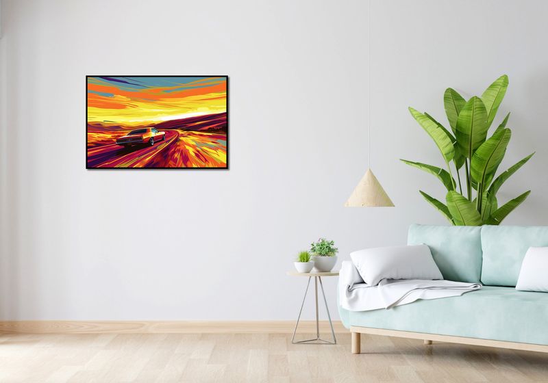 Plakat 86,4x56,8cm Pędź Przed Siebie zdjęcie 4