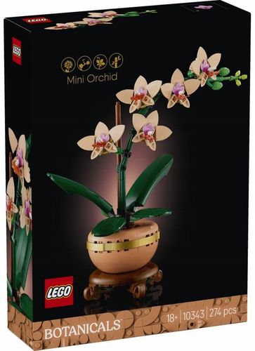 10343 - LEGO The Botanical Collection - Mała orchidea na Arena.pl