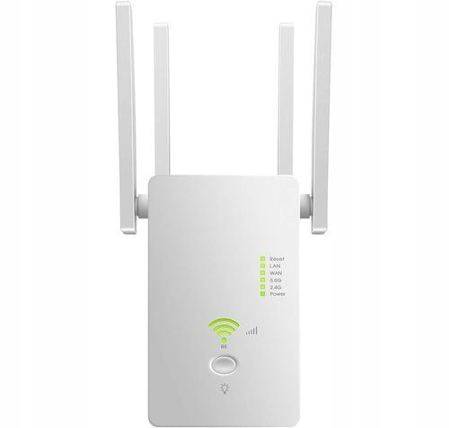 REPEATER WIFI WZMACNIACZ SYGNAŁU Dual Band 2,4Ghz/5Ghz AC1200 1200Mb/s na Arena.pl