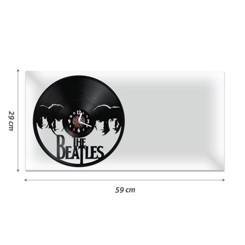 Zegar Ścienny z płyty winylowej na lustrze MUZYKA  48 wzorów 59x29 cm na Arena.pl