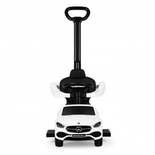 JEŹDZIK PCHACZ MERCEDES C CLASS DLA DZIECI BIAŁY Z BARIERKĄ na Arena.pl
