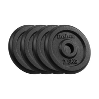 Obciążenie żeliwne zestaw 4x2.5kg 10kg otwór 31mm talerz klasyczny Rebel