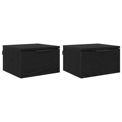 Szafka Nocna z szufladą 2 pcs Czarny dąb 34 x 30 x 20 cm na Arena.pl