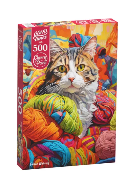 Puzzle 500 elementów. Kocia fantazja 20098 zdjęcie 1