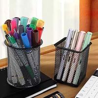 przybornik organizer na biurko 2szt czarne