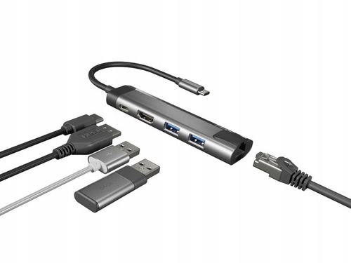 Stacja dokująca USB Natec Fowler GO Multiport USB-C PD, 2x USB 3.0 na Arena.pl