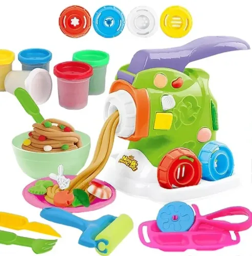 CIASTOLINA DUŻY ZESTAW Z MASZYNKĄ DO MAKARONU na Arena.pl