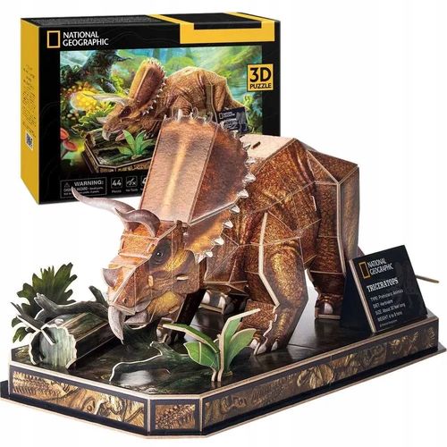 Puzzle 3D National Geographic Triceratops 0526 na Arena.pl
