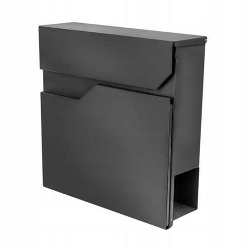 Skrzynka na Listy Gazety Pocztę Pocztowa Antracyt Duża Listowa A4 do Domu na Arena.pl