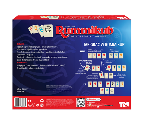 Gra planszowa Rummikub Standard na Arena.pl