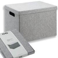 Organizer pojemnik pudełko do przechowywania vega xxl  pokrywką jasny szary