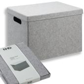 Organizer pojemnik pudełko do przechowywania vega xxl  pokrywką jasny szary