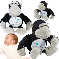 Małpka Interaktywna Przytulanka Projektor Gwiazd Kołysanki Pluszak Z Szumem