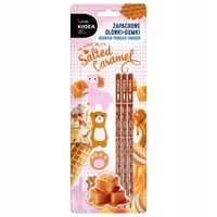 /{ZAPACHOWE OŁÓWKI + GUMKI SŁONY KARMEL KIDEA