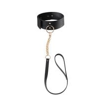 obróżka ze smyczą maze wide choker & leash bijoux indiscrets