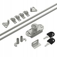 Zamek baskwilowy 2 pręty L-1000 19x22mm