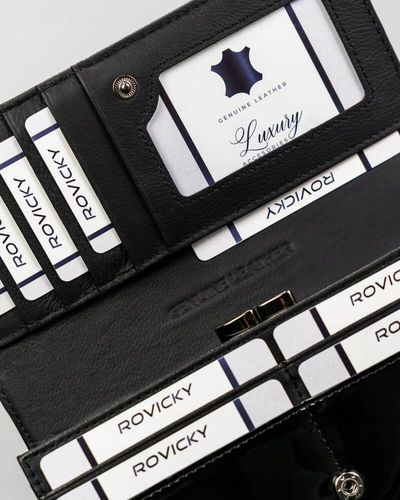 duży portfel damski ze skóry naturalnej na zatrzask - 4u cavaldi na Arena.pl