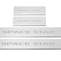 Listwa progowa MITSUBISHI SPACE STAR MK2 Stal nierdzewna 304 mat 4szt