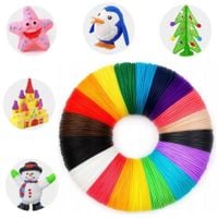 Wkłady do Długopisu 3D 100m wkład Drukarki Filament PLA 20 Kolorów zapas