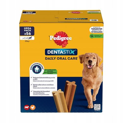 PEDIGREE DENTASTIX PRZYSMAKI DLA PSA DUŻE RASY 8X270 G na Arena.pl