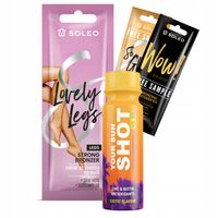 Soleo Lovely Legs 3x10ml Mocny Bronzer Do Opalania Nóg + Gratisy
