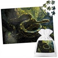 PUZZLE TRADYCYJNE - ZWIERZĘTA WĄŻ - 96 el