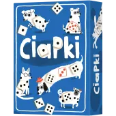 Prosta logiczna gra kościana strategiczna Ciapki - wypełnij pola na psach