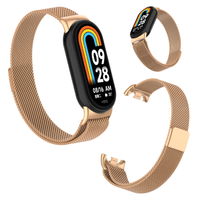 Pasek do Xiaomi Mi Band 8 9 10 metalowy bransoleta opaska RÓŻNE KOLORY