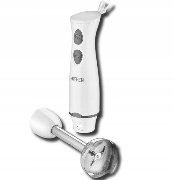 BLENDER RĘCZNY HOFFEN BIAŁY 400W TURBO Model HB-4185 zdjęcie 3