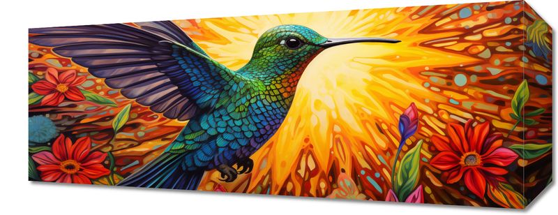 Obraz 50x20cm Koliber Barw zdjęcie 1