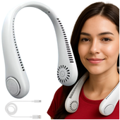 Wentylator wiatrak na szyję mały wiatraczek przenośny cyrkulator powietrza