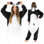 KOSTIUM ONESIE CIEPŁA PIŻAMA PANDA DRES ZAMINANY ZAMEK ŚWIĄTECZNA MĘSKA L