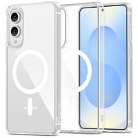 Etui Tech-Protect Flexair Hybrid MagSafe DO Samsung S25 Edge Przezroczyste