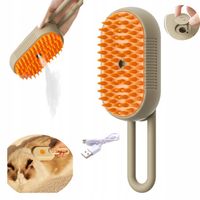 SZCZOTKA PAROWA DLA PSA KOTA ZWIERZĄT DOZOWNIK SIERŚĆ UCHWYT ELEKTRYCZNA