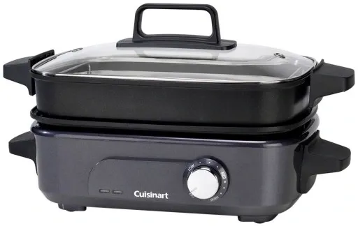 Grill elektryczny Cuisinart GRMC3E 1400W szaro-czarny zdjęcie 1