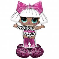 balon foliowy lol glam diva 88x119cm urodziny zaba