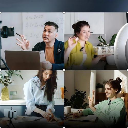 ZESTAW 2x MIKROFON KRAWATOWY BEZPRZEWODOWY USB C NA KLIPS USBC 2 MIKROFONY na Arena.pl