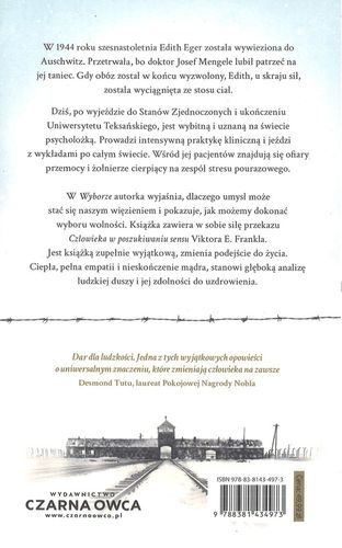 Wybór - Edith Eger - oprawa miękka na Arena.pl