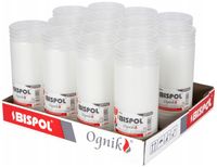 BISPOL Wkłady do zniczy parafinowe WP6 144H 14szt.